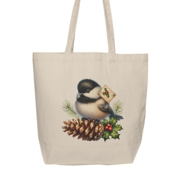 Winter Holiday Custom Tote Bag - Picture 2 of 3